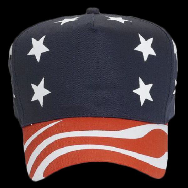 OTTO CAP 5 Panel Mid Profile Baseball Cap Thumbnail